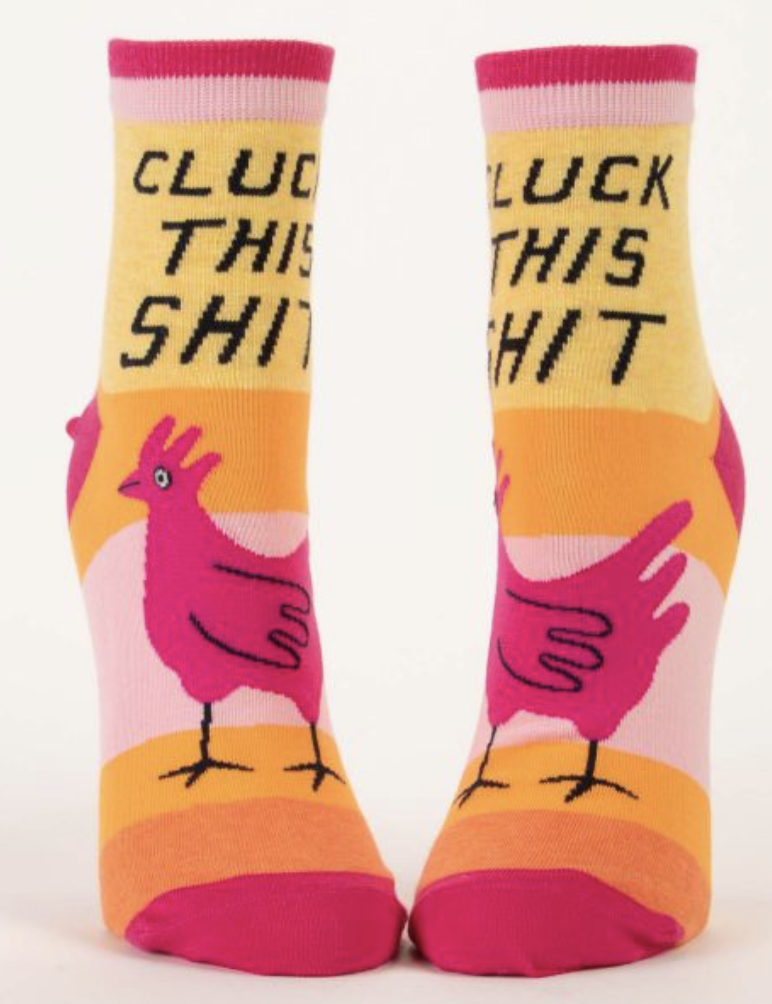 Cluck this Shit Women's Socks by Blue Q