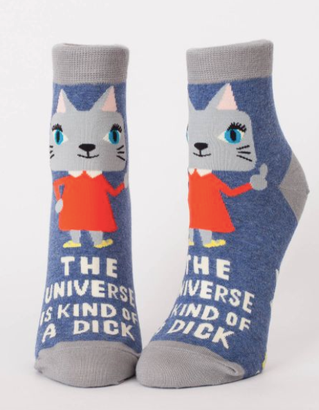 The Universe Is Kind Of a Dick Women's Socks by Blue Q