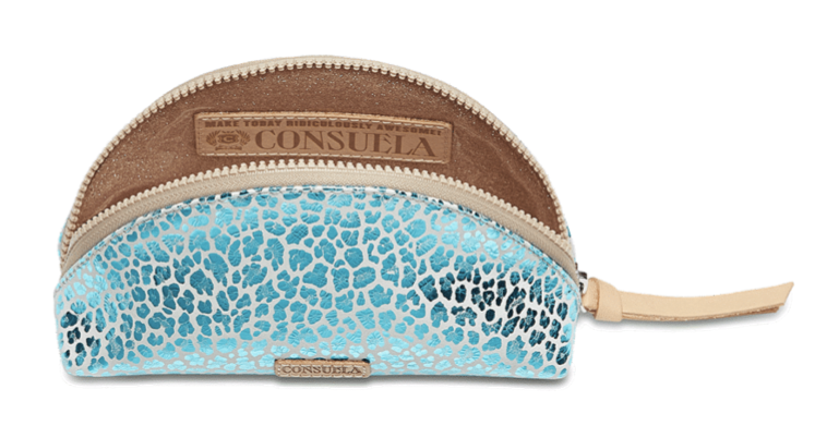 Consuela  Teal Large Cosmetic Case