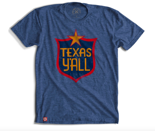 Texas Y'all Shield Shirt by Tumbleweed TexStyles