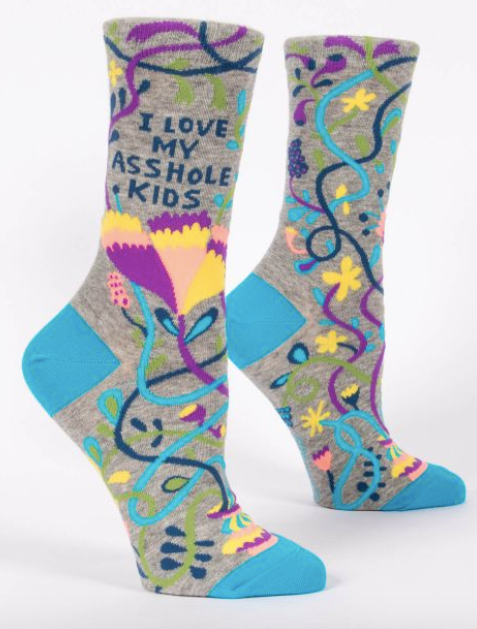 I Love My Asshole Kids Women's Socks by Blue Q