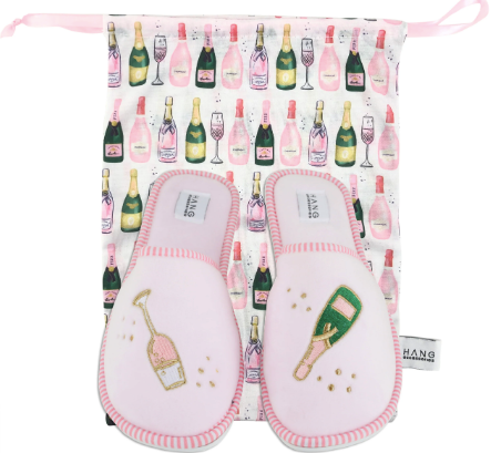 Champagne Travel Slippers