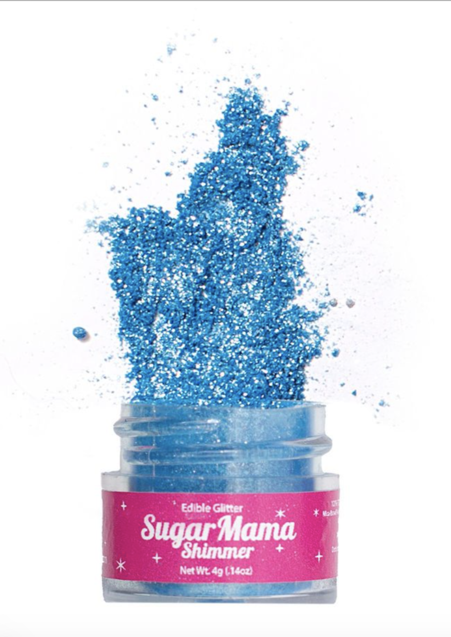Sugar Mama Shimmer Drink Glitter - Electric Beach Blue