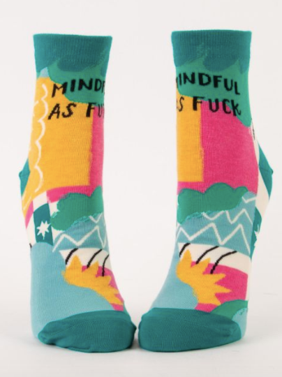 Mindful As Fuck Women's Socks By BlueQ
