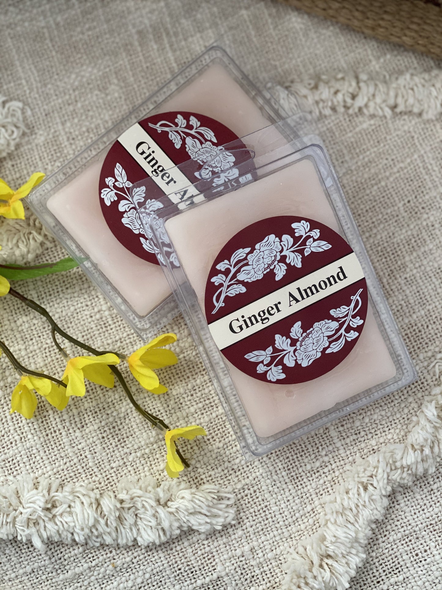 Square Candles Tarts - Ginger Almond