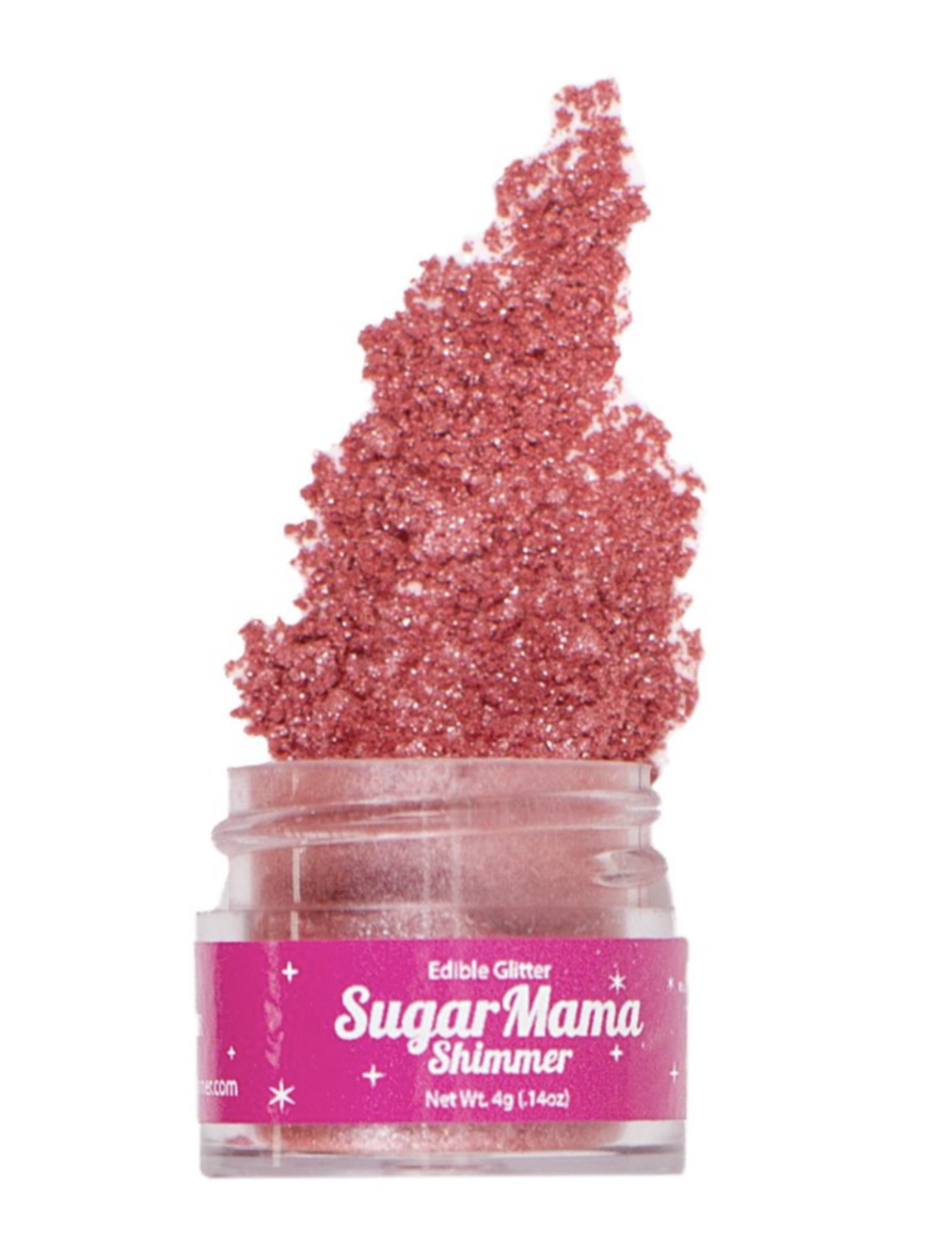 Sugar Mama Shimmer Drink Glitter - Cha Cha Red