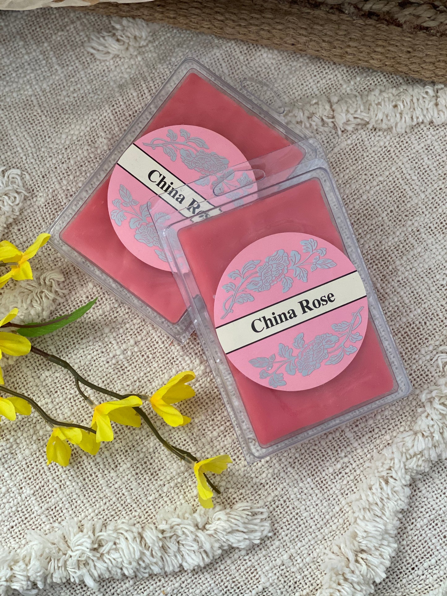 Square Candles Tarts - China Rose Wax Melts