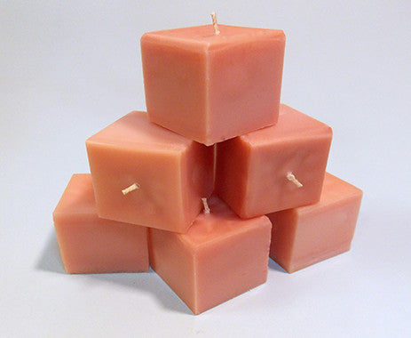 Square Candles - Marzipan