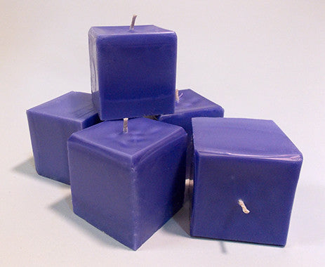 Square Candles - Sea Lavender